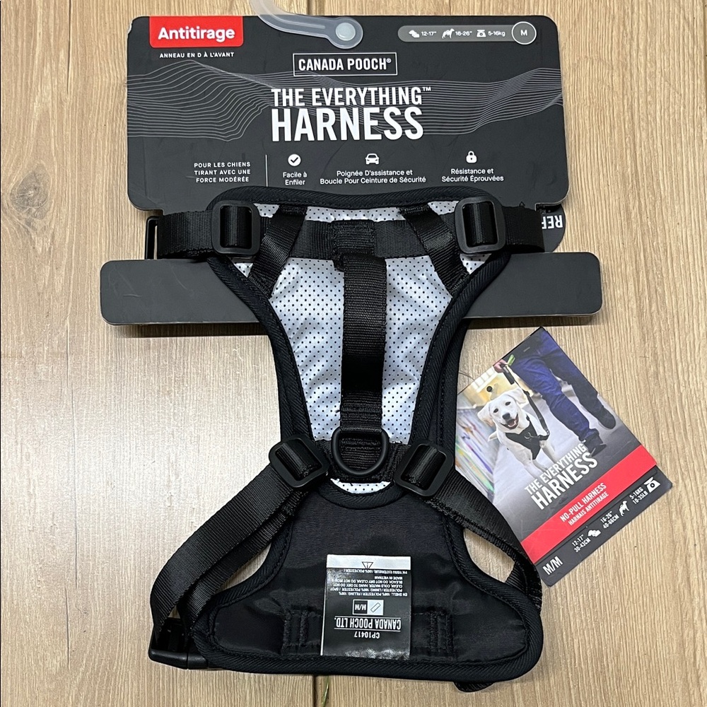 Canada Pooch Black Dog Harness